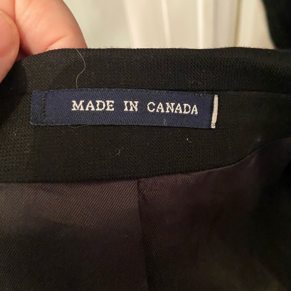 Chaps Ralph Lauren Unisex Black Wool Blazer 🇨🇦 - Picture 9 of 10